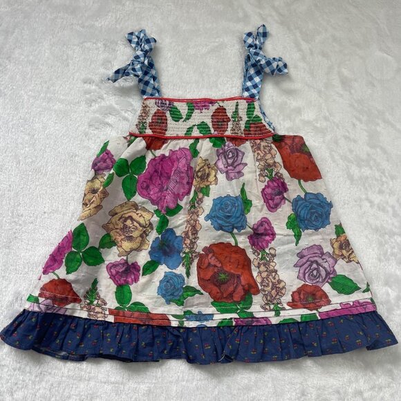 Matilda Jane Brilliant Day Dream Dress (NO BLOOMERS) Baby 12-18M Floral Cotton - Picture 4 of 9
